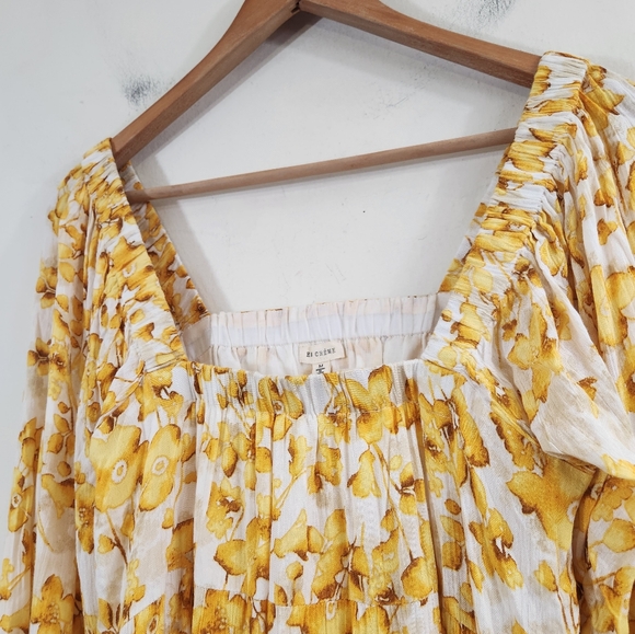 En Creme floral babydoll dress - Picture 4 of 6